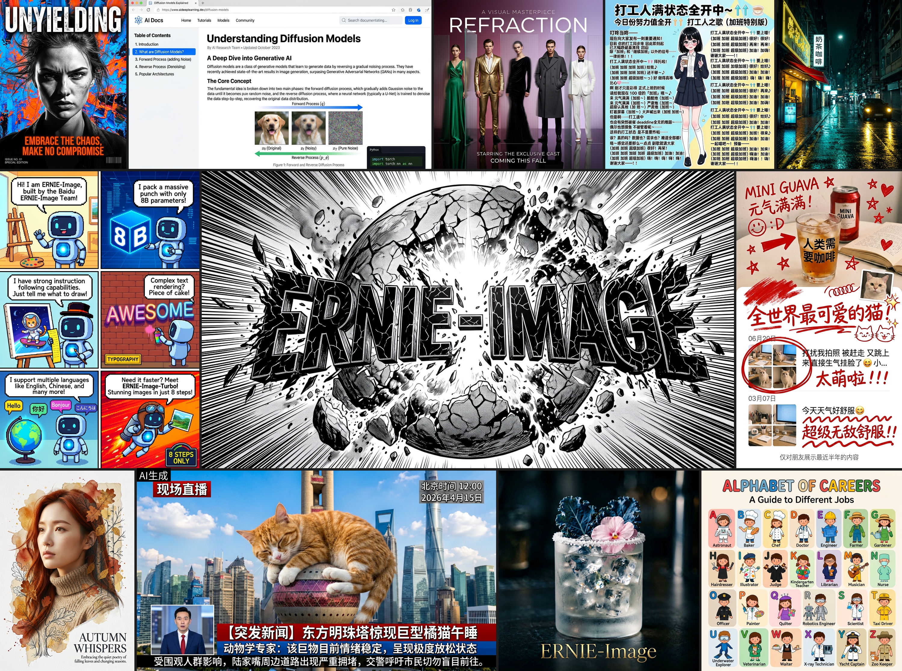 ERNIE-Image Mosaic